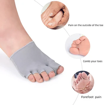1Pair Prst Oddeľovač Hallux Valgus Bunion Corrector Orthotics Nohy, Kosti Palec Nastavovač Oprava Pedikúra Ponožka Straightener