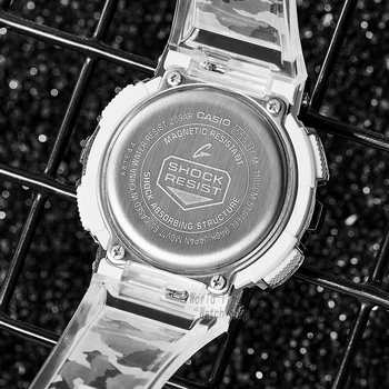 Casio hodinky mužov g šok 2021 nového výrobku transparentný snehu kamufláž šport Dvojité zobrazenie digitálne hodinky