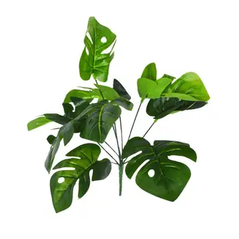 1 Banda Korytnačka Listy Zelené Simulácia Rastliny Umelé Črepníkové Rastliny Bonsai Stenu Zlepené Listy Dekoratívne Rastliny Domáce Dekorácie