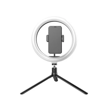 Nové 16 Farieb, 10 cm 26 cm RGB LED Selfie Krúžok Svetlo na Fotografovanie Osvetlenie Statív stojí Telefón Klip pre TikTok YouTube Live Držiteľ