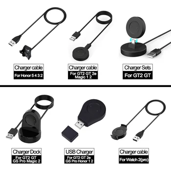 Prenosné Bezdrôtové pripojenie USB Nabíjací Kábel Pre Huawei sledovať 2 GT 2e GT2 GS Pro Sledovať Nabíjací Dock Pre Honor 5 4 3 2 Magic 1 2