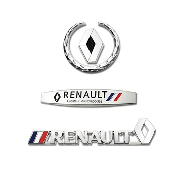 3D Kovov Francúzsko národnej vlajky Auto Samolepky Chvost Znak, Odznak Obtlačky Pre Renault Clio Kadjar Scénické 2 Megane 2 3 Laguna Captur