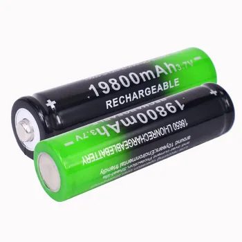 NAJNOVŠIE 1~ 20PCS 18650 batéria 3,7 V, 19800 mAh batera recargable de Li-Ion para linterna LED Caliente Nueva de Alta Calidad