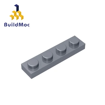 BuildMOC Montuje Častice Doska 3710 1x4 Pre Stavebné Bloky Súčastí urob si sám osvietil blok tehly Vzdelávacie darček Hračky