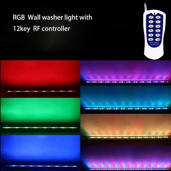 9w 12w 18w 36w 72w LED Wall washer lampy nepremokavé vonkajšie flood svetlo Modrá Zelená Červená Biela RGB krajiny svetlo