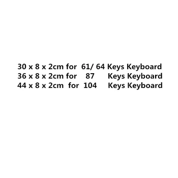 Živica Ruky Zvyšok Zápästie Pad 61/ 64 / 87 /104 Kľúče Vlastné Mechanical Gaming Keyboard - (Čínska Atrament) Ryby Plávať V Plytkej Vode