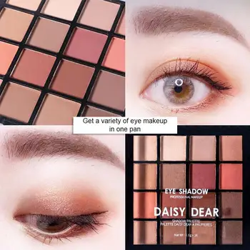16 Farieb, Veľkoobchod Eyeshadow Palety Kozmetika Matný Lesk Kovový Farba Nahé Farba Emulsifying Pigment Professional Mini Sha