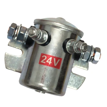 24V 200A Normálne Otvoriť Stykač Magnetické Relé Kov pre Naviják & Golf Košíka