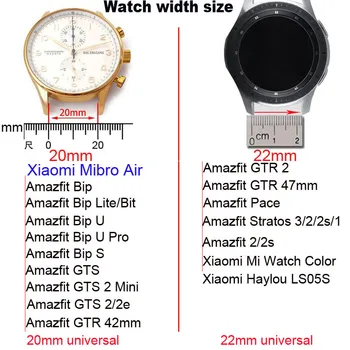 Milánske Popruh Pre Xiao Mibro Vzduchu Náramok Watchband 20 mm Smart Hodinky Remienok Kožený Náramok Nahradenie Correa Pulsera