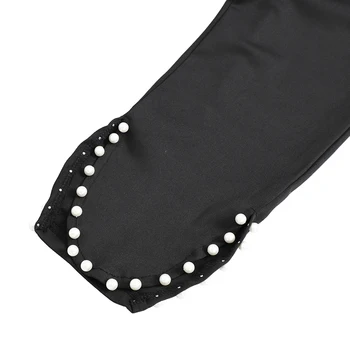 Čierna Ceruzka Nohavice Pearl Vysoký Pás Slim Chudá Streetwear Jeseň Príležitostné Cvičenie Nohavice Ženy Hot Predaj Push Up Legíny D30
