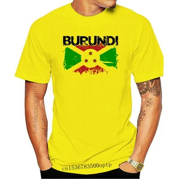 Burundi Vlajka - biele tričko top Afrike dizajn - pánske dámske kids & baby veľkostí