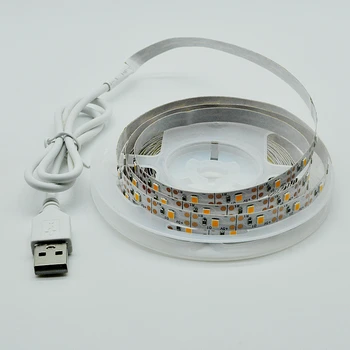LED Pás Svetla Flexibilné Lampa Pásky Diódy SMD 2835 DC5V 1M 2M 3M 4M 5M Stôl Obrazovky TV joj, Osvetlenie USB Kábel 3 Tlačidlo Kontroly