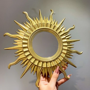 13MC Sun Moon Zrkadlo Nástenné Dekorácie Crystal Epoxidové Živice Formy Visí Ozdoby na Odlievanie Silikónové Formy DIY Remesiel Domov Odlievanie