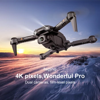 KaKBeir 2020 Nové Mini Drone XT6 4K 1080P HD Kamera WiFi Fpv Tlak Vzduchu, nadmorská Výška Podržte Skladacia Quadcopter RC Drone Dieťa Hračku Darček