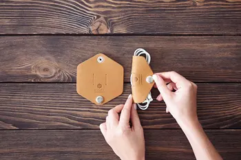Japonsko Ocele Čepeľ Kožené Kábel organizátor Hexagon kábel Drôt držiteľ Kožené Šablóny Pre DIY Leathercraft Ručné Malý darček
