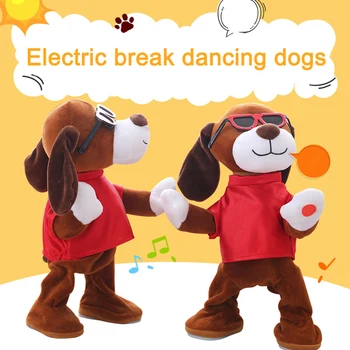 Zábavné Tanečné Psa Interaktívne Plyšové Hračky Shake Swing Šteňa Bábika Party Láskavosti