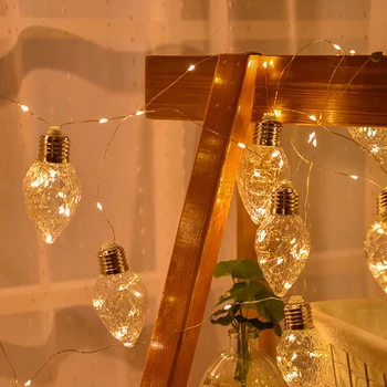 Solárne LED Reťazec Žiarovky Opony Víla Svetlo String Medený Drôt Vonkajšie Záhradné Dekorácie, Lampy, Nádvorie Strany Festival