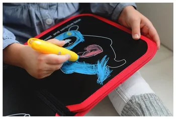 Prenosné rysovaciu Dosku Farebná Krieda Plátno Knihy Dieťa Inteligencia, Rozvoj Hračka pre Malé Kresliace Dosky Môžu byť recyklované