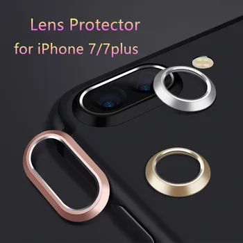 FFFAS Mobil Objektív Fotoaparátu na Film Prípade Chránič Jeseň Poškriabaniu Ochranu Kovových Kryt pre Apple Iphone 7 8 X Plus Stráže Čierne Zlato