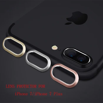 FFFAS Mobil Objektív Fotoaparátu na Film Prípade Chránič Jeseň Poškriabaniu Ochranu Kovových Kryt pre Apple Iphone 7 8 X Plus Stráže Čierne Zlato
