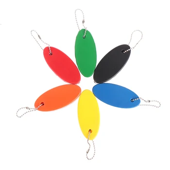 1PC Silnom Krúžok Trubice Float Keychain Plávajúce prívesok Na Rybolov, Plachtenie, Surfovanie, Plávanie, Vodné Športy