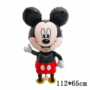 Disney Veľké Mickey Minnie Mouse Fóliové Balóniky Cartoon Deti Narodeninovej Party Dekorácie, Detské Sprcha Strany Balón Chlapec Hračky Globos