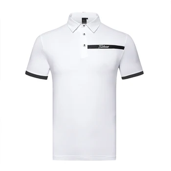 2021 Športové oblečenie Golf pánske, Krátky Rukáv T-shirt Rýchle Suché a Vetrané Polo Tričko Bežné Vrchole Letné