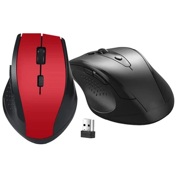 USB Office Wireless Mouse Hráč 2.4 GHz Mini Prijímač 6 Kľúče Odbornej Počítačovej Myši Hráč Myši na Počítač PC, Notebook