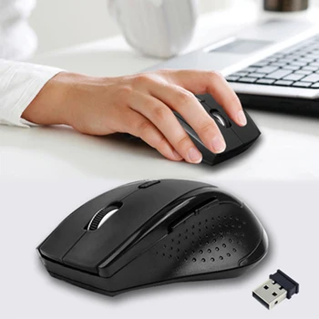 USB Office Wireless Mouse Hráč 2.4 GHz Mini Prijímač 6 Kľúče Odbornej Počítačovej Myši Hráč Myši na Počítač PC, Notebook