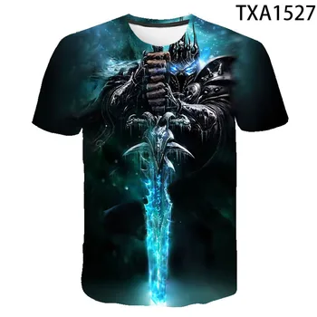2021 Mužov a Žien Bežné Krátke rukávy Módne Warcraft 3D Vytlačené detské Oblečenie Ulici Trend Zábavnej Divokom T-shirt