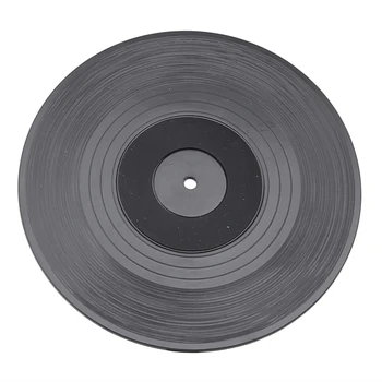 2021 Nové Módne Vinyl Silikónové Záznam Retro Typ Piť Tácky Pohár Rohože 6pcs/ Set