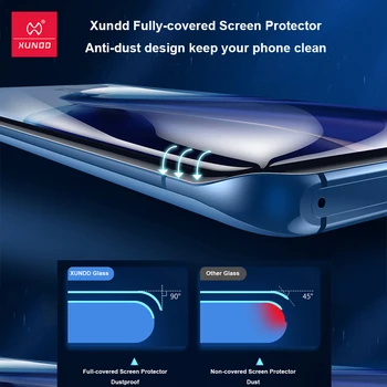 Xundd Screen Protector Pre OnePlus 9 Pro Sklo Shockproof Ochranné Kalené Film Na Jedno Plus 9 Pro Film Prachotesný Chrániče