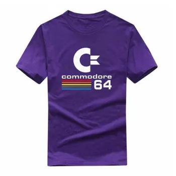 Letné pánske T-Shirt 2021 Verano Commodore 64 Camisetas C64 SID Amiga Retro 8-bitové Diseo O-Krku Krátky Rukáv Oblečenie XXL