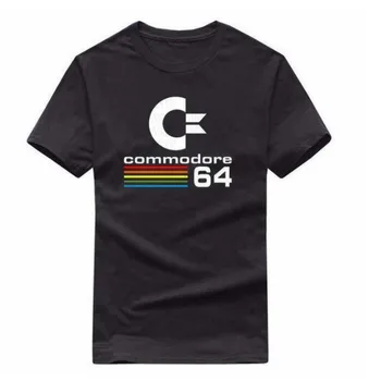 Letné pánske T-Shirt 2021 Verano Commodore 64 Camisetas C64 SID Amiga Retro 8-bitové Diseo O-Krku Krátky Rukáv Oblečenie XXL