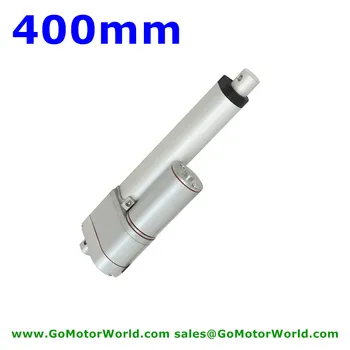 Mini lineárny pohon s Potenciometer pozíciu signál spätnej väzby 24V 12V 400mm zdvih 900N 90 KG zaťaženie 80 mm/s rýchlosť LA10P