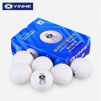 YINHE 3-Hviezdičkový Y40+ Stolný Tenis Gule (3 Star, Nový Materiál, 3-Hviezdičkový Švy ABS Lopty), Plastové Poly Ping Pong Gule