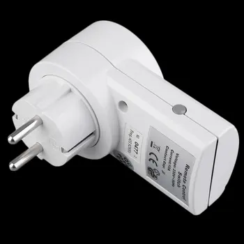 Bezdrôtové Diaľkové Ovládanie Domov elektrickej Zásuvky zapnutie Svetla Pätica 1 Vzdialenej EÚ Konektor Plug BH9938-1 DC 12V