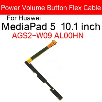 Výkon Volume Flex Kábel Pre Huawei MediaPad 5 10.1 palcový AGS2-W09 AL00HN Hore Dole Objem & Power Tlačidlo Náhradné Diely