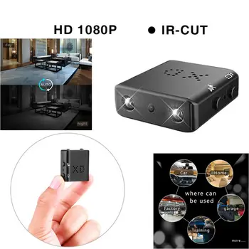 Full HD 4K 1080P Mini wifi Kamera XD IR-CUT Nočné Videnie Detekcia Pohybu Bezpečnosti Videokamera DV Senzor Pixelov Video Rekordér