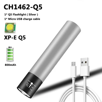 Z90 LED Baterka XML-T6 USB Nabíjateľné Vstavané 1200mAh 18650 Batérie Vodotesné Camping Svetlo Zoomovateľnom Pochodeň Svietidla