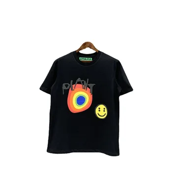 CPFM Lete Harajuku Kawaii Žien T-shirt kórejský Módne Oblečenie Y2k Anime Plodín Top Tričko Krátky Rukáv, Čierna a Biela T-shirt