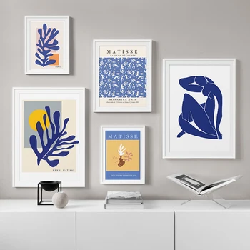 Abstrakt Domáce Dekorácie Plátno Umenie Maľba francúzsky Henri Matisse Modrá Nahé Plagáty HD Výrez Tlač Stenu Obrázok Pre Obývacia Izba