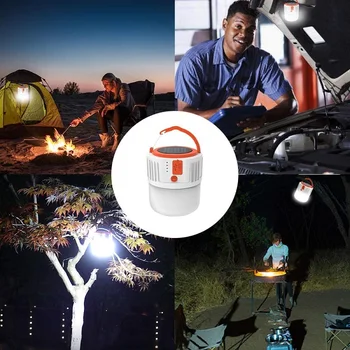Prenosné Kempovanie Svietidlá, USB Nabíjateľné/Solar Camping Svetlá LED Stan Ľahké Nepremokavé Vonkajšie Núdzové Pozornosti Lampa