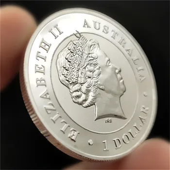 Austrálsky Klin-tailed Eagle Pamätné Mince Zadnej Strane Alžbeta II Austrália 1 Dolár