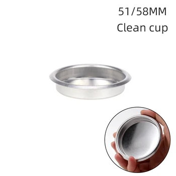 51/58mm 1Cup 2Cup Čistý Kôš Tlak kávovar Filter Single Double Cup 304 Nerezovej Ocele Jednej Vrstve Prenosný Filter