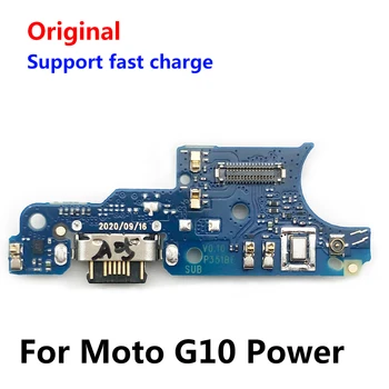 5 ks/Veľa，Pre Moto G10 Moc G30 Port USB Nabíjací Dock Konektor Konektor Nabíjania Rada FLex Kábel Mikrofónu Mikrofón Rada