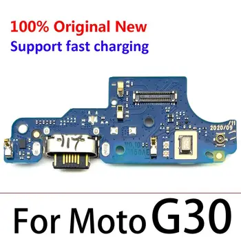 5 ks/Veľa，Pre Moto G10 Moc G30 Port USB Nabíjací Dock Konektor Konektor Nabíjania Rada FLex Kábel Mikrofónu Mikrofón Rada