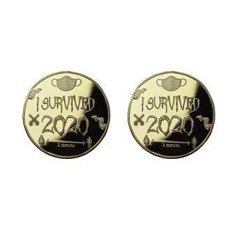 2 ks Hot pamätné mince 2020 Spomienky Z Minulosti Darček Špeciálne Suvenír монеты оригинал Памятные монеты