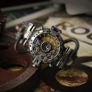 Steampunk Hodinky Chronograf Relojes Hombre Quartz Hodinky Automatické Hodinky Cuarzo Pôvodné Reloj De Pulsera De Movimientos