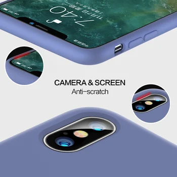 Originálne Tekuté Silikónové puzdro Pre iPhone 12 11 Pro Max Mini X XR XS Max 7 8 6 6 Plus SE 2020 Shockproof Soft Telefón Case